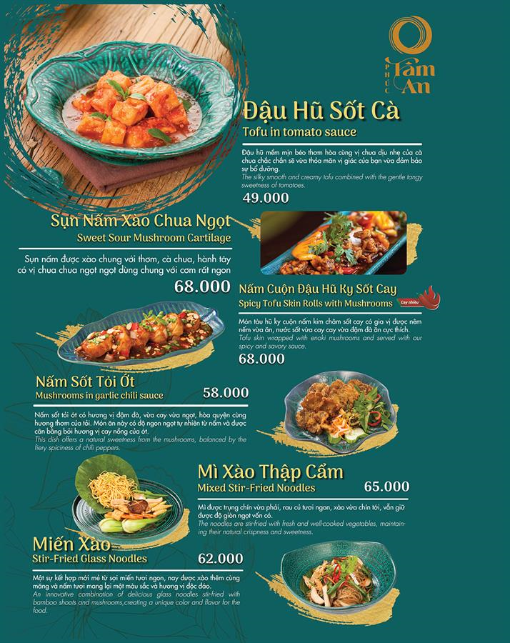 Món chính menu