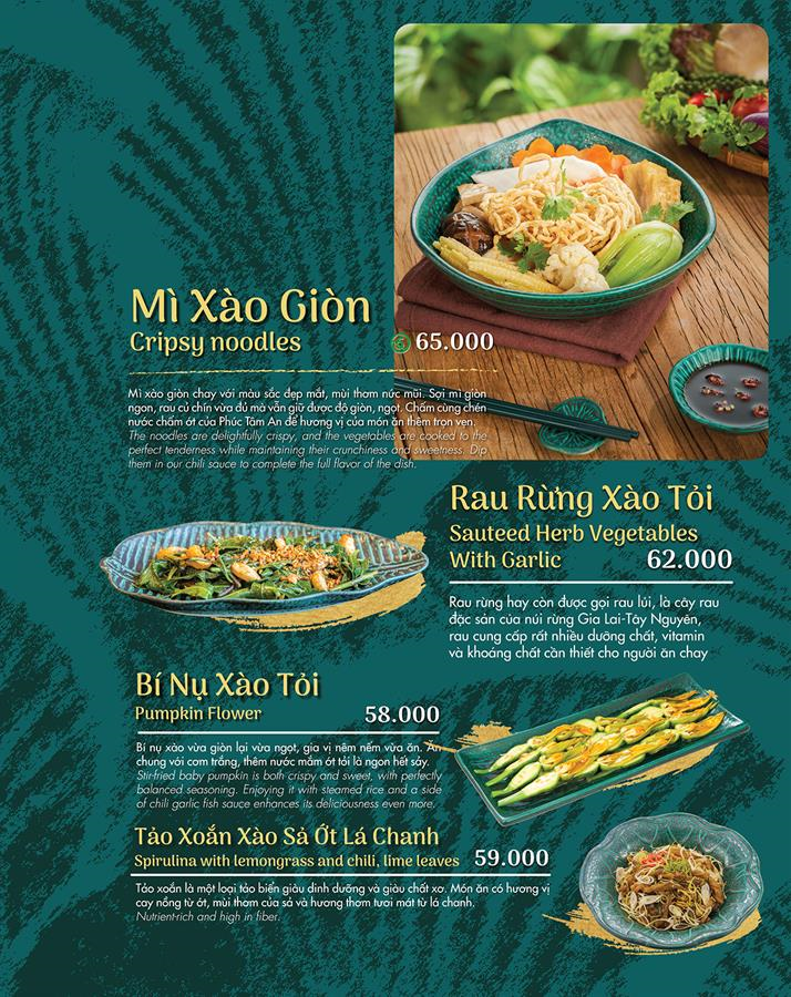 Món chính menu