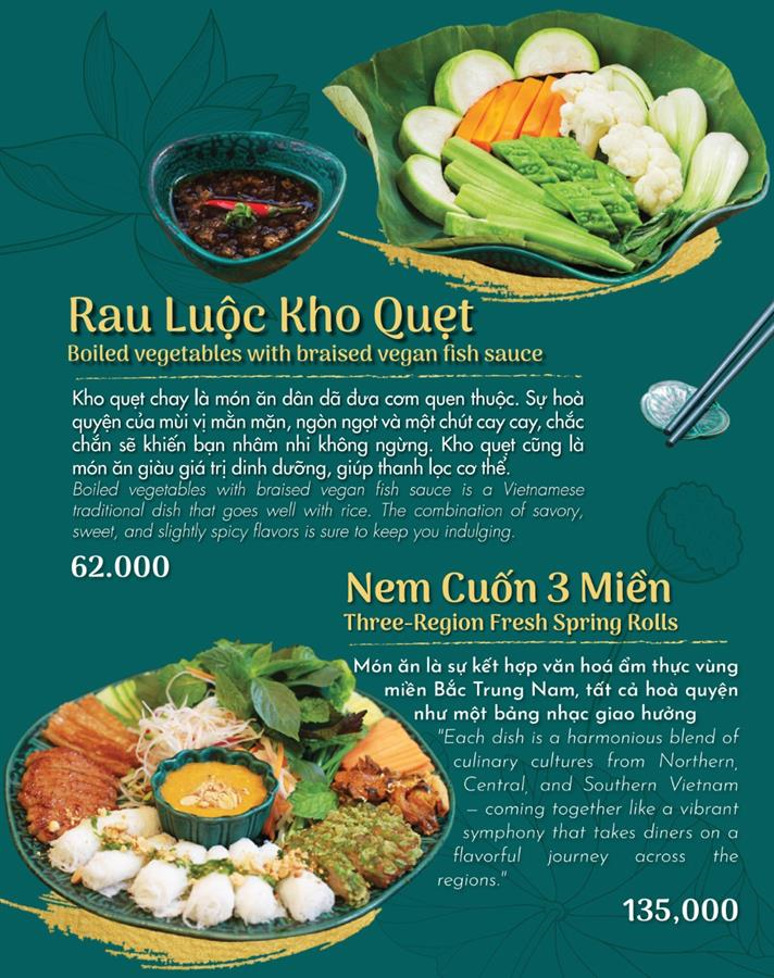 Món chính menu