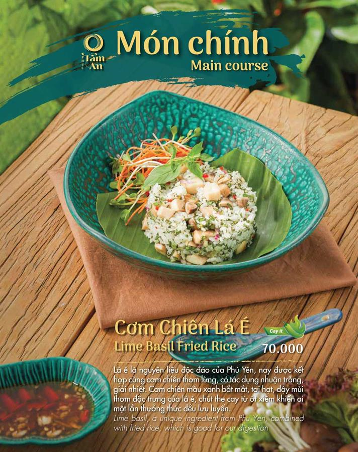 Món chính menu